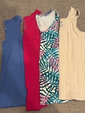 Lot of 7 Faded Glory tank tops